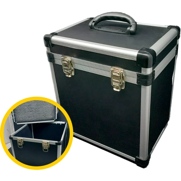Case Modelo Handle Preto 80 Vinis 