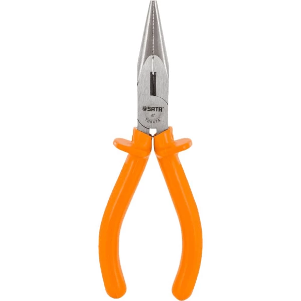 Alicate Bico Meia Cana Reto 6" Isolado REF ST70041AST SATA 