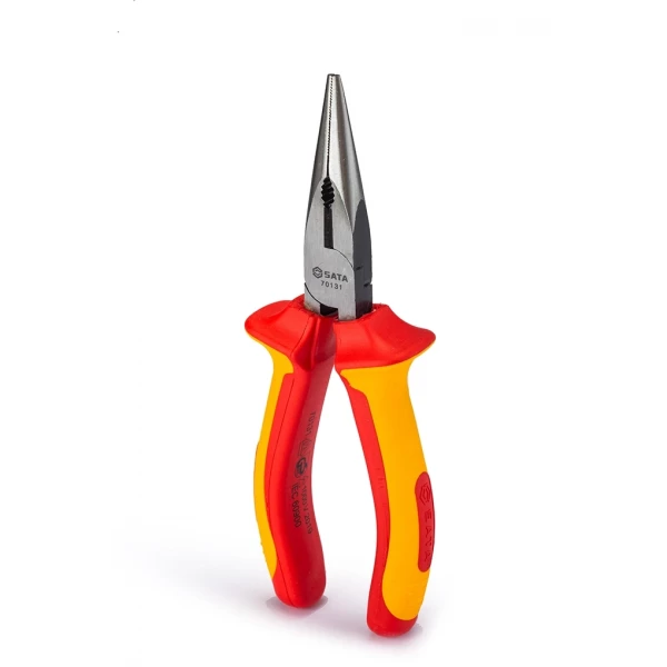 Alicate Bico Meia Cana Reto VDE 6" REF ST70131ST SATA 
