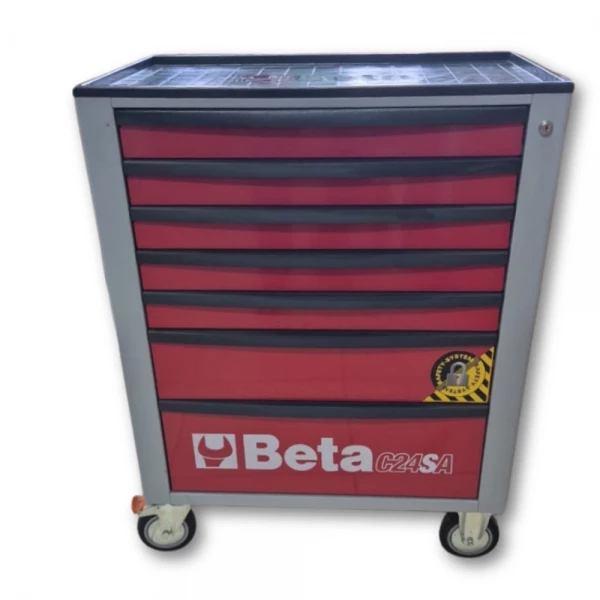 Carrinho Ferramentas Vermelho 7 Gavetas REF C24SA BETA Italiana 