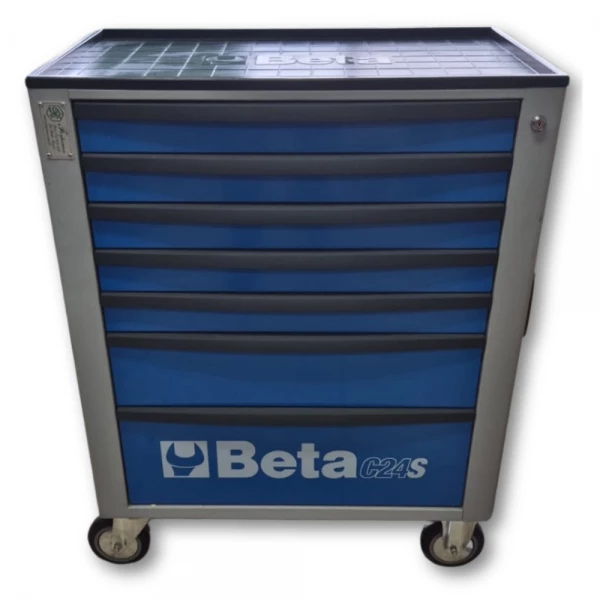 Carrinho Ferramentas Azul 7 Gavetas REF C24S BETA Italiana 
