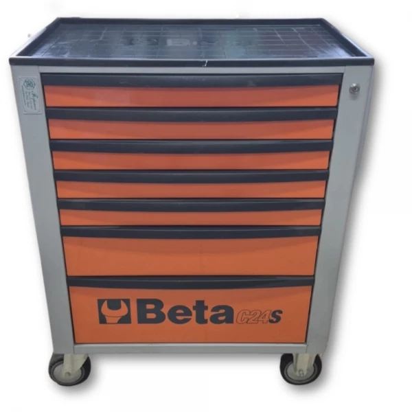 Carrinho Ferramentas Laranja 7 Gavetas REF C24S BETA Italiana 
