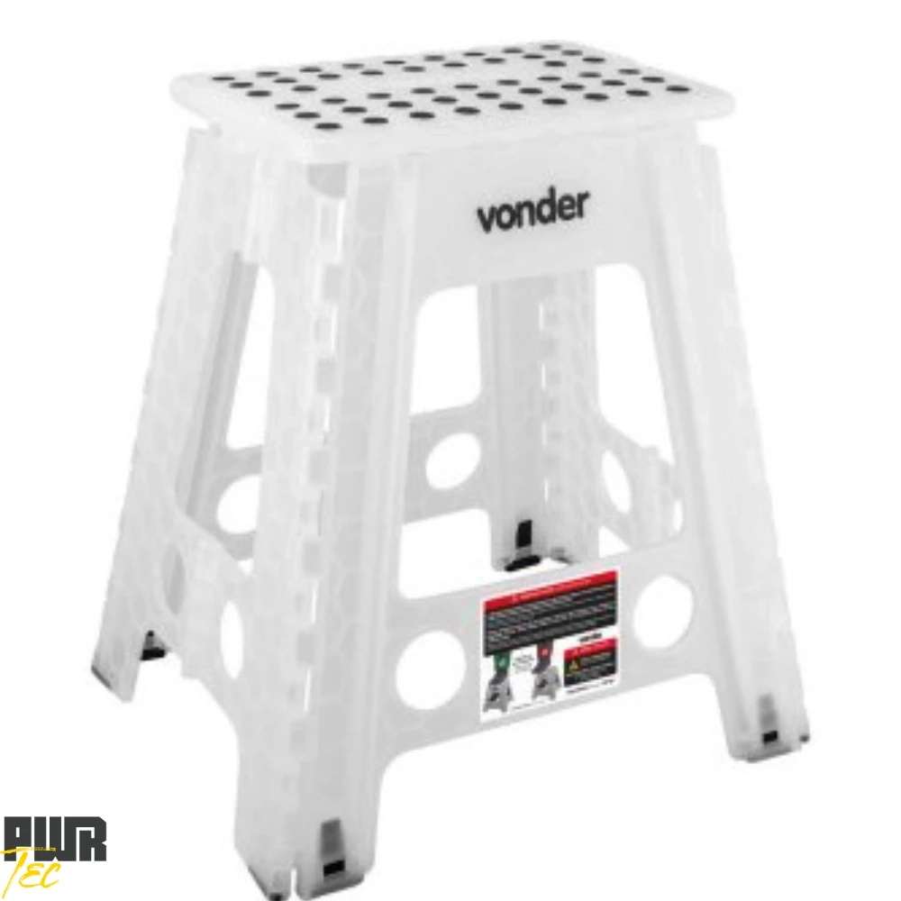 Banqueta Plastica Dobravel 450MM REF 35.40.045.00 VONDER