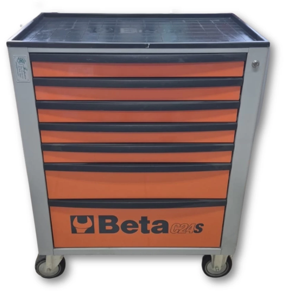 Carrinho Ferramentas Laranja 7 Gavetas REF C24S BETA Italiana 